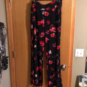 Express floral pants